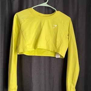 Gymshark Yellow Crop Top